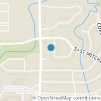 Map location of 812 Cedar Springs Ter, Arlington TX 76010