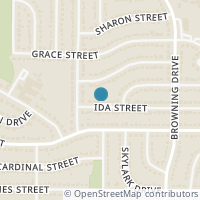 Map location of 1613 Ida Street, Arlington, TX 76010