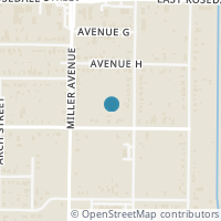 Map location of 4233 Avenue J, Fort Worth, TX 76105