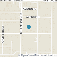 Map location of 4229 Avenue J, Fort Worth TX 76105