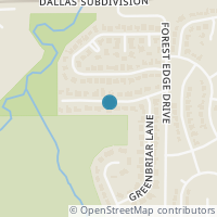 Map location of 3800 Wedgewood Court, Arlington, TX 76013