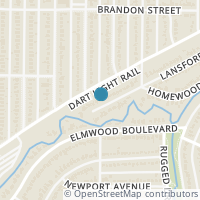 Map location of 1923 Lansford Ave, Dallas TX 75224