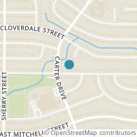 Map location of 2403 Greenway St, Arlington TX 76010