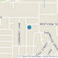Map location of 603 Waggoner Drive, Arlington, TX 76013