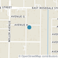 Map location of 1613 Coleman Ave, Fort Worth TX 76105