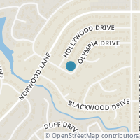 Map location of 2809 Olympia Drive, Arlington, TX 76013