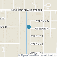 Map location of 1524 Lloyd Ave, Fort Worth TX 76105