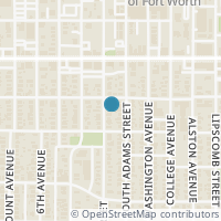 Map location of 1409 S Henderson Street, Fort Worth, TX 76104