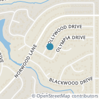 Map location of 2808 Hollywood Drive, Arlington, TX 76013