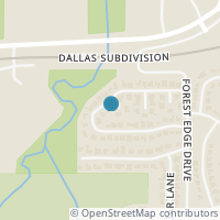 Map location of 3900 N Shadycreek Drive, Arlington, TX 76013