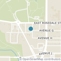Map location of 1418 Hendricks Street, Fort Worth, TX 76105