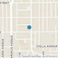 Map location of 1443 S Ewing Ave, Dallas TX 75216