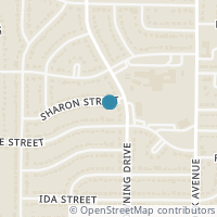 Map location of 1744 Sharon Street, Arlington, TX 76010