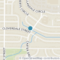 Map location of 2315 Cloverdale St, Arlington TX 76010