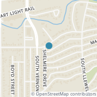 Map location of 722 Monssen Dr, Dallas TX 75224