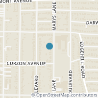 Map location of 3032 Marys Lane, Fort Worth, TX 76116