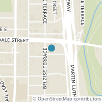 Map location of 2009 Irma St, Fort Worth TX 76104