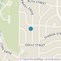Map location of 508 Overhill Drive, Arlington, TX 76010
