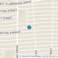 Map location of 2819 Grafton Ave, Dallas TX 75211