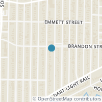 Map location of 1306 S Oak Cliff Boulevard, Dallas, TX 75208