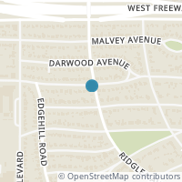 Map location of 6401 Locke Avenue, Fort Worth, TX 76116