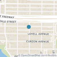 Map location of 5001 Locke Avenue, Fort Worth, TX 76107