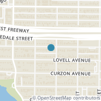 Map location of 5009 Locke Avenue, Fort Worth, TX 76107
