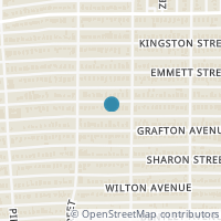 Map location of 2618 Brandon Street, Dallas, TX 75211