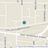 Map location of 5501 Old Handley Road, Fort Worth, TX 76112