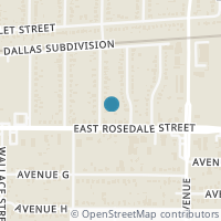 Map location of 1207 S Chicago Avenue, Fort Worth, TX 76105