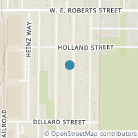 Map location of 826 Pangburn Street, Grand Prairie, TX 75051