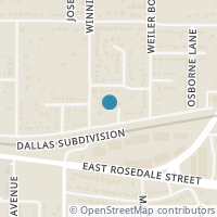 Map location of 5503 Old Handley Road, Fort Worth, TX 76112