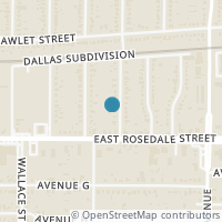 Map location of 1116 S Chicago Avenue, Fort Worth, TX 76105