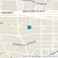 Map location of 6129 Malvey Avenue, Fort Worth, TX 76116
