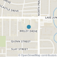 Map location of 8837 Briley Road, Dallas, TX 75217
