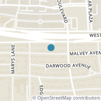 Map location of 6424 Malvey Ave, Fort Worth TX 76116