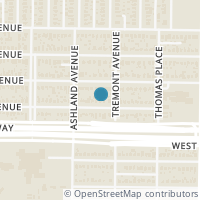Map location of 4312 Calmont Avenue, Fort Worth, TX 76107