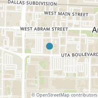 Map location of 308 College Street #A D, Arlington, TX 76010