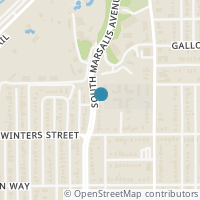 Map location of 1216 S Marsalis Avenue, Dallas, TX 75216