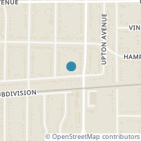 Map location of 4117 Hawlet St, Fort Worth TX 76103