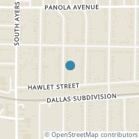 Map location of 905 S Haynes Avenue, Fort Worth, TX 76103