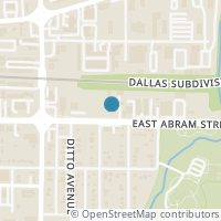 Map location of 1115 E Abram Street, Arlington, TX 76010