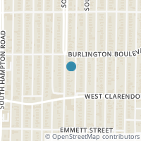 Map location of 920 S Oak Cliff Boulevard, Dallas, TX 75208