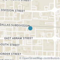 Map location of 609 E Main Street, Arlington, TX 76010