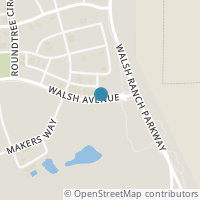 Map location of 1400 Walsh Avenue, Fort Worth, TX 76008