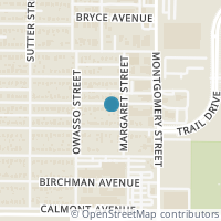 Map location of 3709 Collinwood Avenue, Fort Worth, TX 76107