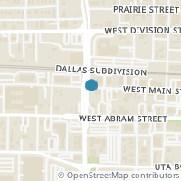 Map location of 698 W Main Street, Arlington, TX 76010