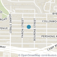 Map location of 5217 El Campo Avenue, Fort Worth, TX 76107