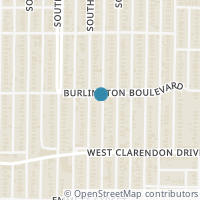 Map location of 1914 Burlington Blvd, Dallas TX 75208