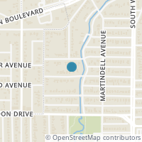 Map location of 3517 Burlingdell Avenue, Dallas, TX 75211